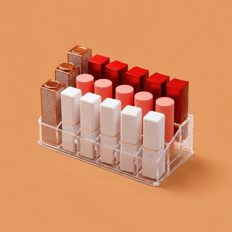 Porte rouges à lèvres élégant et compact