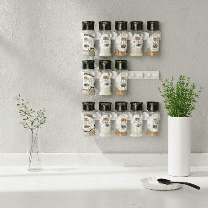 Support Épices Adhésif- Clip Pots