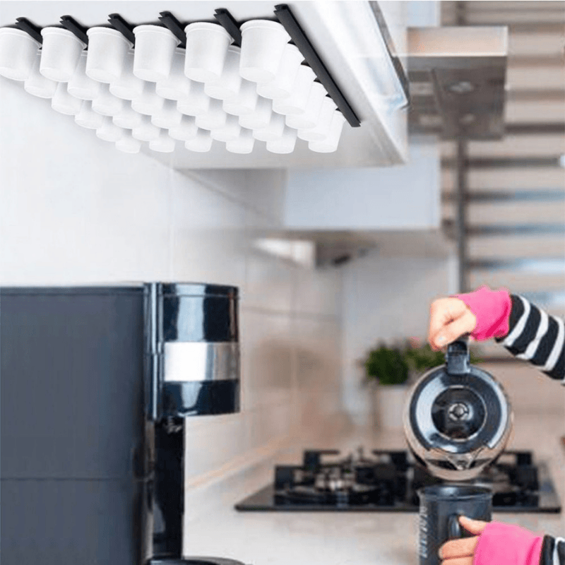 Support vertical pour dosettes de café, organisateur gain de place pour cuisine et bureau
