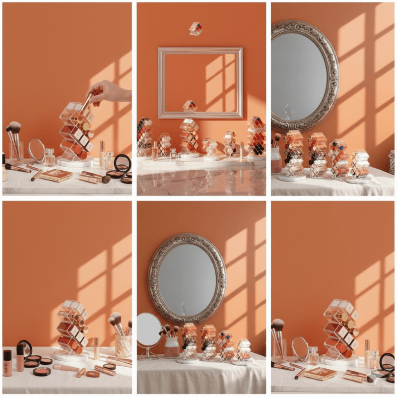 Rangement maquillage pour organiser les rouges à lèvres