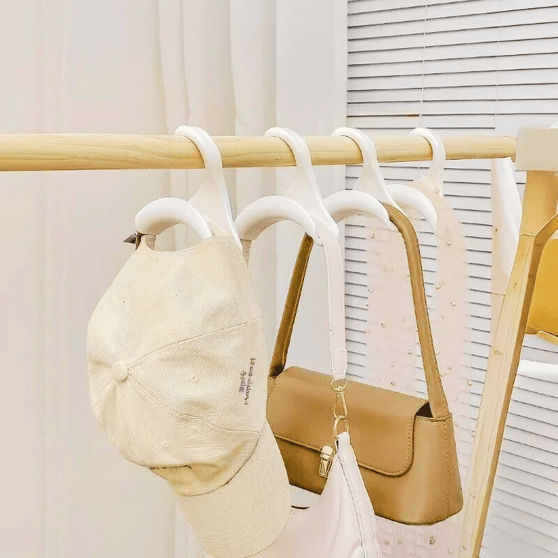 Support pour accessoires – cintres polyvalents pour gain de place dans la garde-robe, idéal pour foulards et sacs à main