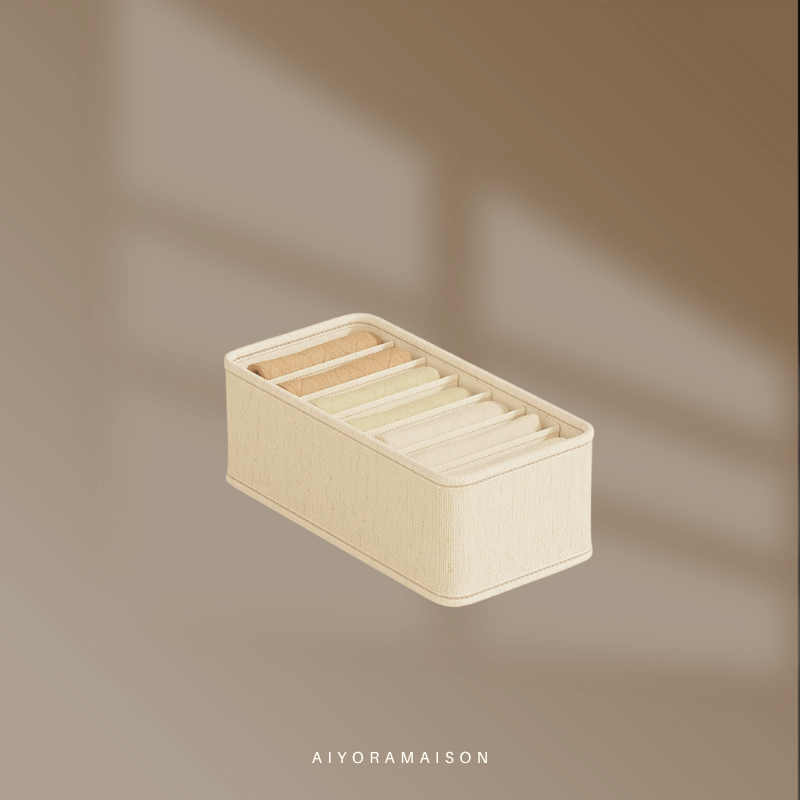 Organisateur pliable pour tiroirs, conçu pour optimiser le rangement des petits vêtements et sous-vêtements