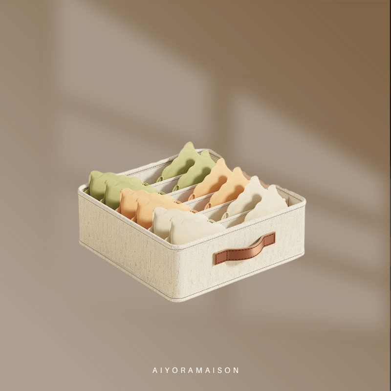 Boîte de rangement en tissu écologique pour lingerie, chaussettes et autres articles de lingerie