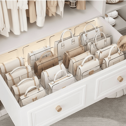 Organiseur de garde-robe en acrylique multi-grilles